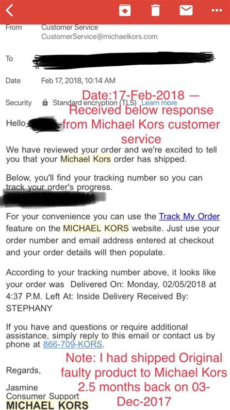 michael kors email address.